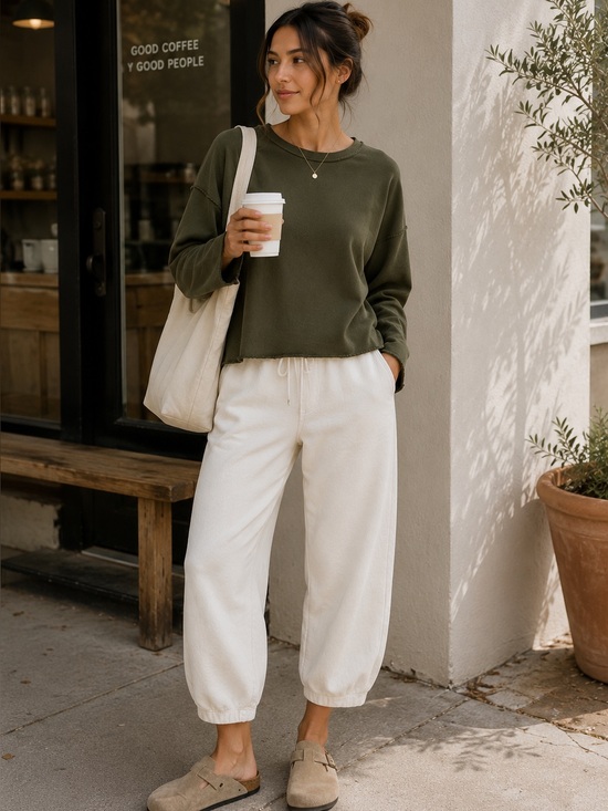 Eileen Fisher Sweaters - Eileen Fisher organic cotton French terry box top - size xsmall